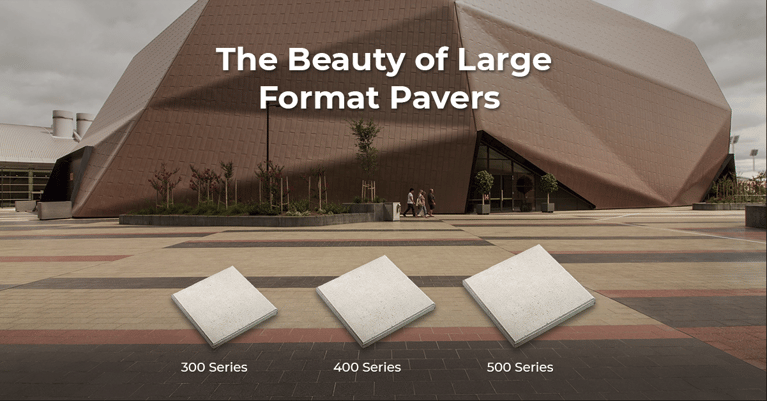 Why large format pavers are surging in popularity